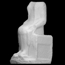 statuetta seduto dea scansione 3d print model - Mito3D
