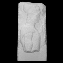 grave stele relief scan monument funerary 3d print model - Mito3D
