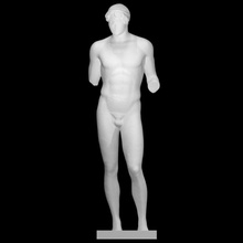 statue apollo omphalos scan sculpture marble dionysus full-figure 3d print model - Mito3D