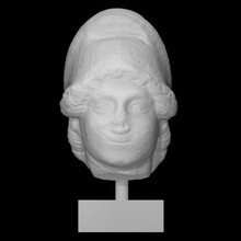 head athena scan woman halfbody 3d print model - Mito3D