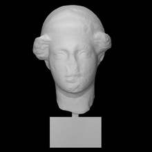 female head scan woman halfbody 3d print model - Mito3D