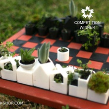micro planter chess set board games store competition-open-design-competition winner-open-design-competition-old 3d print model - Mito3D