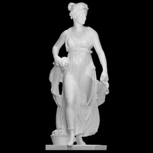 dancing girl scan classic greek mythology sculpture statue woman italy 3dprint 3dscan denmark dance cloth chiton 3d print model - Mito3D