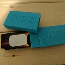 eclipse glasses case fashion & accessories 3d print model - Mito3D