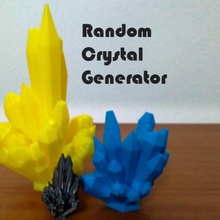 random crystal generator tabletop games rpg terrain wargaming boardgame diorama dnd frostgrave mineral 3d print model - Mito3D