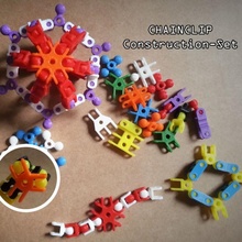 chainclip costruzione impostato giocattoli Giochi catena comune robot geometria palla kit 3d print model - Mito3D
