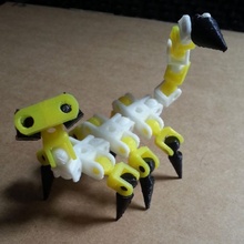 chainclip robocreatures parts toys & games robot toy creatures construction kit 3d print model - Mito3D