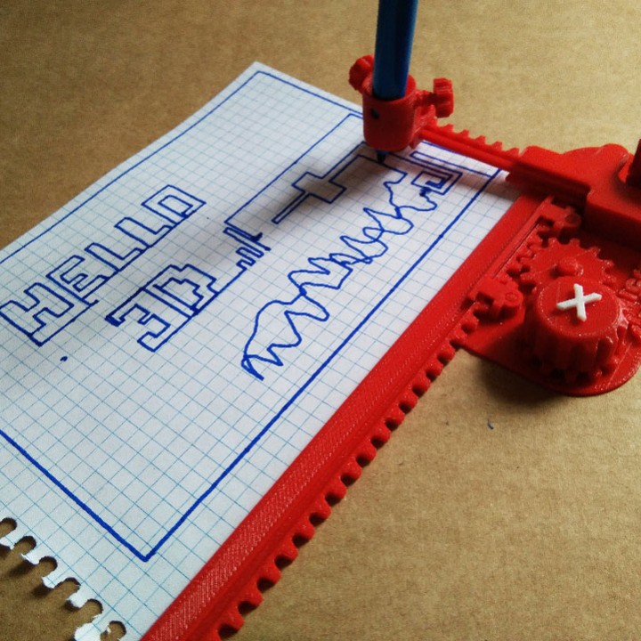 micro croquis jouets Jeux jouet 2d traceur télesquisse 3D print model - Mito3D