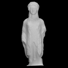 kore Statuette Scan Frau halber Körper 3d print model - Mito3D