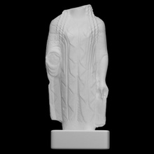 heykelcik Kore taramak Kadın yarım beden 3d print model - Mito3D