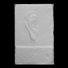 stele ear relief scan 3d print model - Mito3D