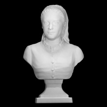 bust anna haava scan woman halfbody 3d print model - Mito3D
