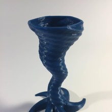 tornado florero jardín 3d print model - Mito3D