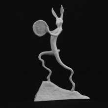 batterista hirshhorn museum washington dc scansione scultura coniglio bronzo thedrummer concorso mondo viaggi 3d print model - Mito3D