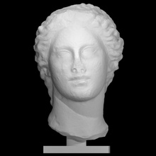 head aphrodite scan sculpture attica pentelic-marble kephissia 3d print model - Mito3D