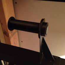 monoprice maker select filament spool rod build 3d printer 3d print model - Mito3D
