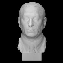 head man scan halfbody 3d print model - Mito3D