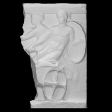 votive relief scan fragment 3d print model - Mito3D