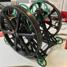 Gewicht angetrieben Wagen Spielzeuge Spiele mechanisch hicule Maschinenbau 3d print model - Mito3D