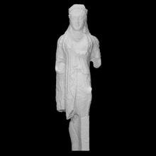 Kore heykelcik taramak Kadın yarım beden 3d print model - Mito3D