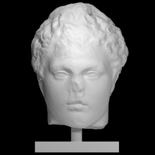 Kopf meleagre Scan Skulptur Marmor 3d print model - Mito3D