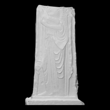 grave stele scan monument relief funerary 3d print model - Mito3D