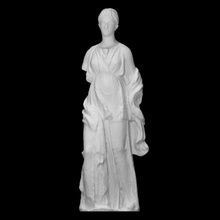 heykelcik Artemis taramak Kadın yarım beden 3d print model - Mito3D