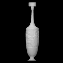 funerary lekythos scan monument relief 3d print model - Mito3D