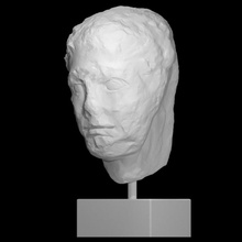 head youth scan sculpture temple marble apollo-zoster 3d print model - Mito3D