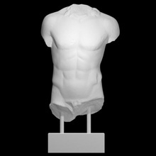 torse Apollon statue analyse 3d print model - Mito3D