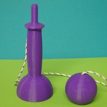 Bilboquet juguetes juegos 3d print model - Mito3D