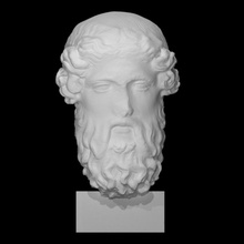 tête Dionysos analyse homme demi corps 3d print model - Mito3D