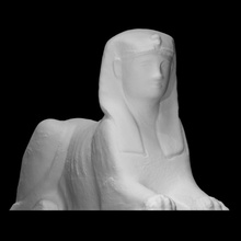 statue sphinx analyse anime homme taille réelle 3d print model - Mito3D