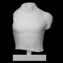 fragmento kouros superior corpo Varredura homem 3d print model - Mito3D