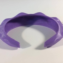 onda braccialetto gioielleria 3d print model - Mito3D