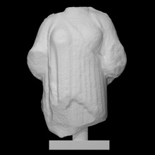 torso hembra estatuilla escanear mujer medio cuerpo 3d print model - Mito3D