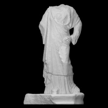 statuette athena scan woman halfbody 3d print model - Mito3D