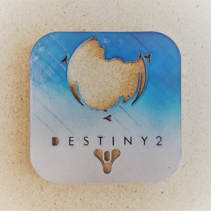 destiny 2 logo fan art 3D print model - Mito3D