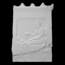 Grab Stele Scan Frau Linderung Beerdigung 3d print model - Mito3D