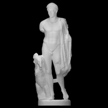 statua Ermete scansione uomo metà corpo 3d print model - Mito3D