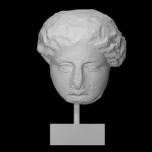 colossal head goddess scan woman halfbody 3d print model - Mito3D