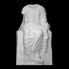 statue goddess scan woman halfbody 3d print model - Mito3D