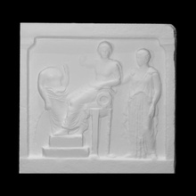votive relief scan monument 3d print model - Mito3D
