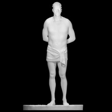 ecce homo analyse sculpture marbre Christ Amnesty International mark wallinger 3d print model - Mito3D