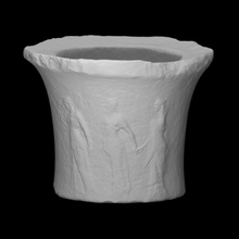dekorativ Vase gestalten Kelch Krater Scan Objekt Frau Linderung 3d print model - Mito3D