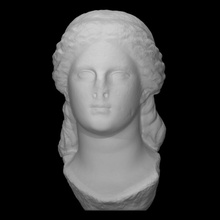head isis scan woman halfbody 3d print model - Mito3D