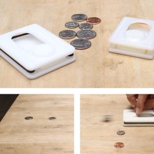 3d printed coin shuffleboard & garden diy fun game toy projectile launch 3d print model - Mito3D