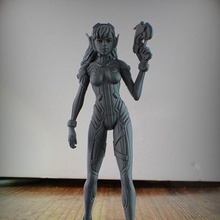 aşırı izleme dva heykelcik hayran Sanat büyük model ölçek oyuncak yıldönümü cosplayer izci 75 mm Aman Tanrım Meka Mekka cr30 3d print model - Mito3D