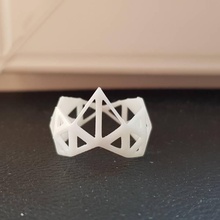 rei anel jóias 3d print model - Mito3D