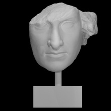 portrait head man scan halfbody 3d print model - Mito3D